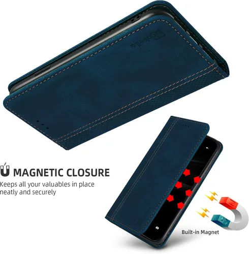 Miniatura 3 de AKABEILA Funda de teléfono móvil para Xiaomi Redmi Note 12 Pro Plus Funda protectora de cuero PU Funda con tapa Billetera plegable Funda