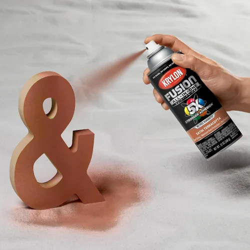 Miniatura 315 de Krylon Fusion - Pintura en aerosol adhesiva todo en uno para uso en interiores y exteriores, 12 onzas, aluminio