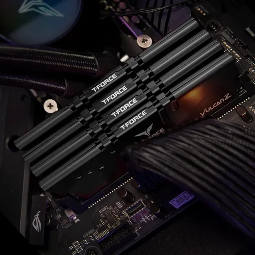 Miniatura 4 de TEAMGROUP T-Force Vulcan Z DDR4 16GB Kit (2x8GB) 3200MHz (PC4-25600) CL16 Módulo de memoria de escritorio Ram Negro TLZBD416G3200HC16FDC01