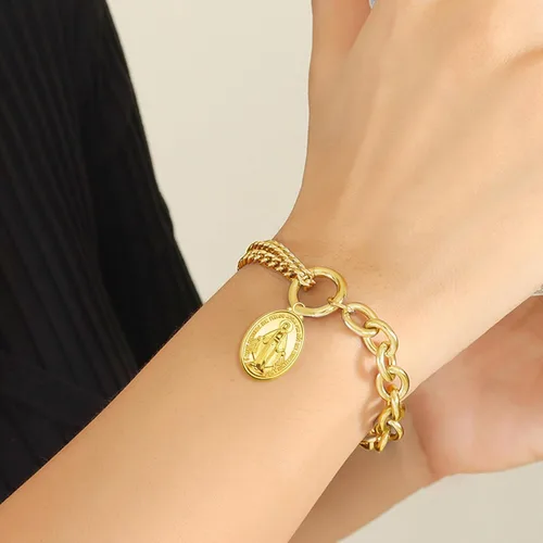 Miniatura 5 de 60 dijes ovalados de metal de Cruz del Perdon Católica Virgen De Guadalupe religiosos Medalla De La Virgen Milagrosa para hacer collares, pulseras