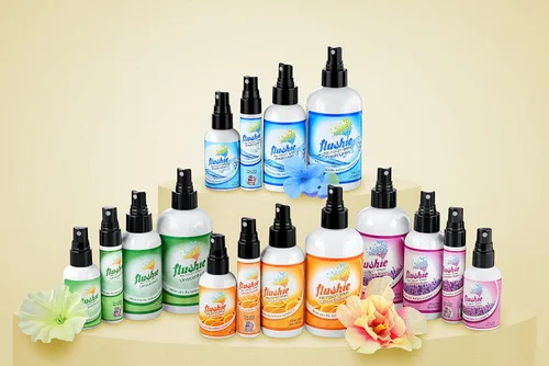 Miniatura 2 de Flushie Pre-Toilet Sprays para artículos de tocador de tamaño de viaje, espray de baño para excremento para inodoro desodorante esencial de viaje