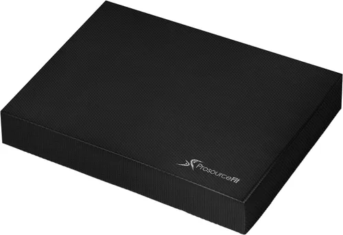 Miniatura 8 de ProsourceFit Almohadilla de equilibrio de ejercicio, alfombrilla de espuma acolchada antideslizante y rodillera para entrenamiento de fitness y Negro