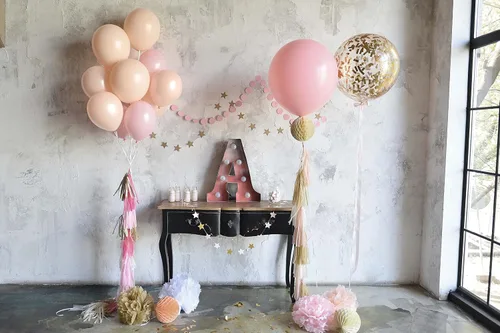 Miniatura 7 de Treasures Gifted Globos naranja pastel, globos naranja claro, globos de melocotón claro, globos de melocotón crema, globos redondos pastel de 12