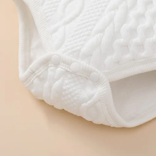 Miniatura 7 de Conjunto de ropa de bebé para niñas, mameluco de manga larga con capucha y pantalones