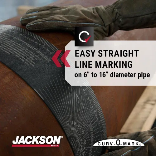Miniatura 2 de Jackson Safety Herramienta de Medición de Tuberías - Herramienta de Cinta Envolvente Wrap-A-Round para Accesorios de Tuberías