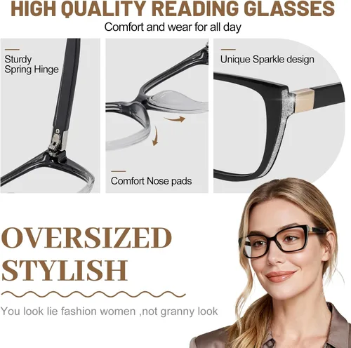 Miniatura 4 de OCCI CHIARI - Gafas de lectura para mujer con marco grande
