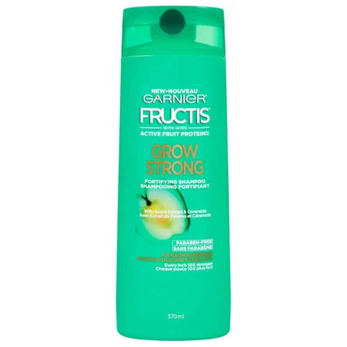 Miniatura 4 de Garnier Fructis Grow Strong Champú, 33.8 onzas líquidas, 1 unidad (el embalaje puede variar)