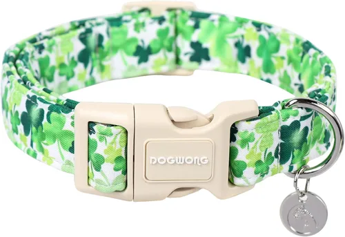 Miniatura 21 de DOGWONG Collar de perro de San Valentín, collar de perro con estampado de corazones para perros grandes, lindos collares de primavera, hembra