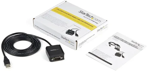 Miniatura 2 de StarTech - Cable adaptador FTDI USB a Serial RS232 de 5.9 ft con retención COM, adaptador USB a RS232 - TAA