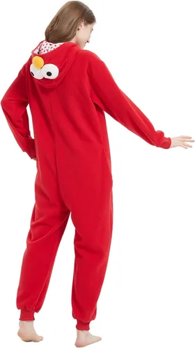 Miniatura 8 de Disfraz unisex de Halloween para adultos, traje de animal, pijama de una sola pieza