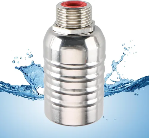Miniatura 5 de Baomain Válvula automática de control de nivel de agua, rosca macho de 1/1 pulgada, válvula de flotador de cierre automático, acero inoxidable 304