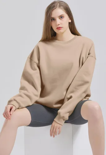 Miniatura 5 de onlylan Cloud - Sudadera de gran tamaño para mujer, cuello redondo, sudadera de moda de otoño 2023, suéteres con capucha