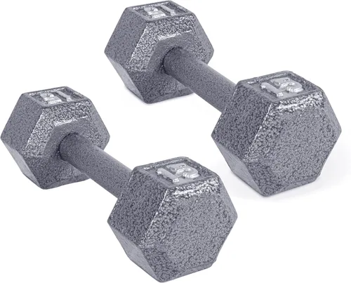 Miniatura 71 de CAP Barbell Mancuerna hexagonal de hierro fundido Múltiples opciones