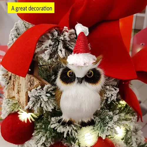 Miniatura 4 de ANIAC Sombreros de hámster de Navidad, disfraz de conejillo de indias, mini sombrero de Santa para gatito, chinchilla, conejo, erizo, hurón