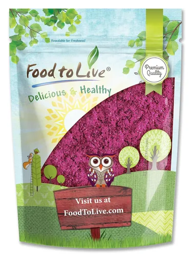 Food to Live Polvo de fruta del dragón rojo, 12 onzas – Pitaya liofilizado, superalimento vegano, fruta de dragón deshidratada es rica en vitaminas,