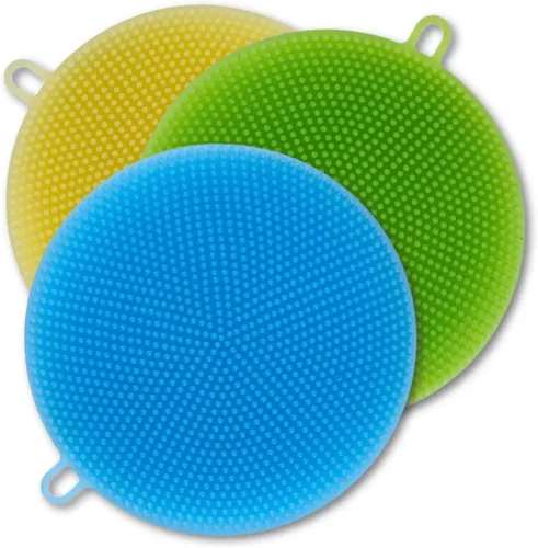 Miniatura 10 de Juego de espátulas de silicona antiadherentes para cocinar, hornear y mezclar, resistentes al calor, aptos para lavavajillas, color negro, juego de 4