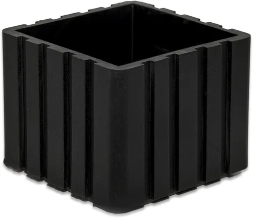 Miniatura 15 de Flyshop Tapas cuadradas de goma antideslizantes para patas de silla, protectores de suelo para muebles, 1-3/8 pulgadas x 1-3/8 pulgadas, color negro