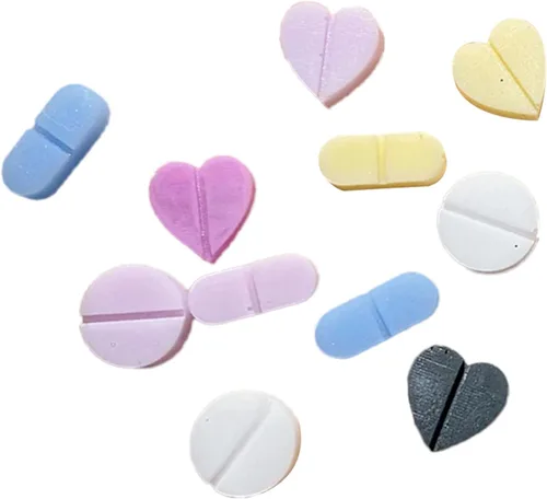 Miniatura 9 de Molde de relleno de resina de silicona con forma de corazón para colada de llavero colgante