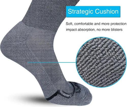 Miniatura 4 de APTYID Calcetines acolchados con control de humedad para hombre (46 pares)