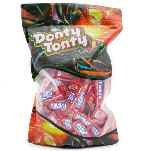 Miniatura 5 de Caramelos turcos de fresa envueltos individualmente, 5 libras, suave y masticable, sabor a fruta, a granel, bolsa resellable