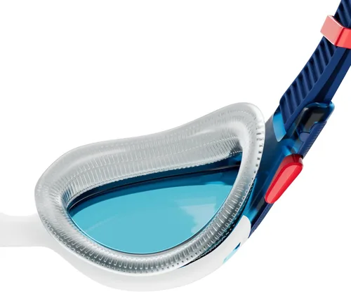Miniatura 4 de Speedo Biofuse 2.0 - Gafas de natación unisex para adultos Amonita Azul/Blanco/Rojo/Azul