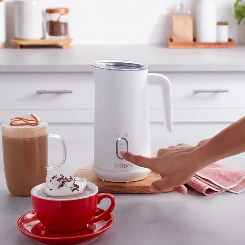 Miniatura 2 de Instant Pot Espumador instantáneo de leche, vaporizador eléctrico 4 en 1, fabricante automático de espuma caliente y fría de 10 oz/295 ml