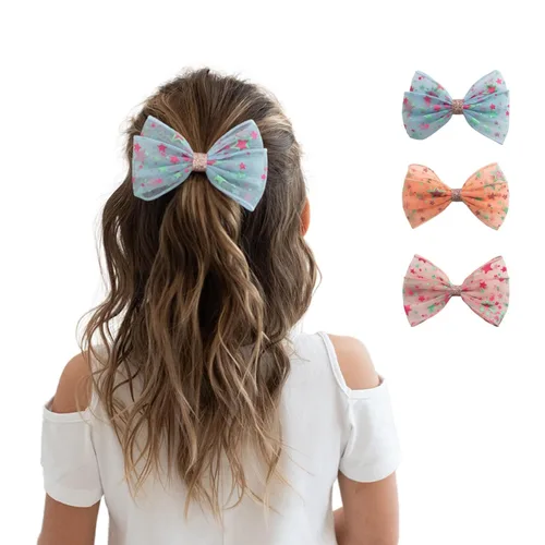 Miniatura 13 de 2 pinzas para el cabello con lazo grande para niñas y mujeres, accesorio elegante para el cabello para cumpleaños, uso diario, vacaciones y fiestas