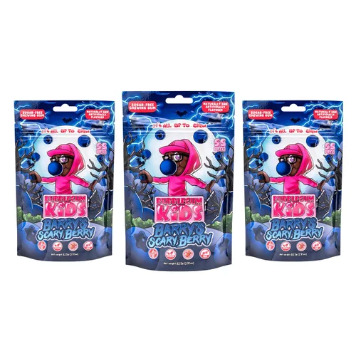 Miniatura 29 de Bubblegum Kids Hannah's Frozen Banana - Goma de mascar sin azúcar Relleno de calcetines, dulces navideños, recuerdos de fiesta, goma de mascar sin
