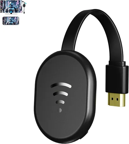 Adaptador de pantalla inalámbrico 4K para TV, casting y duplicación para iOS Android | Refleje el contenido de dispositivos Mac, iOS y Android a