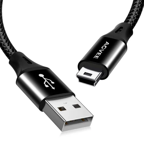 Miniatura 7 de AGVEE Paquete de 2 cables de carga Gpsmap de repuesto de 10 pies para Garmin Nuvi GPS, cable de carga Gpsmap, TI-84 Plus/CE/C plateado, micrófono