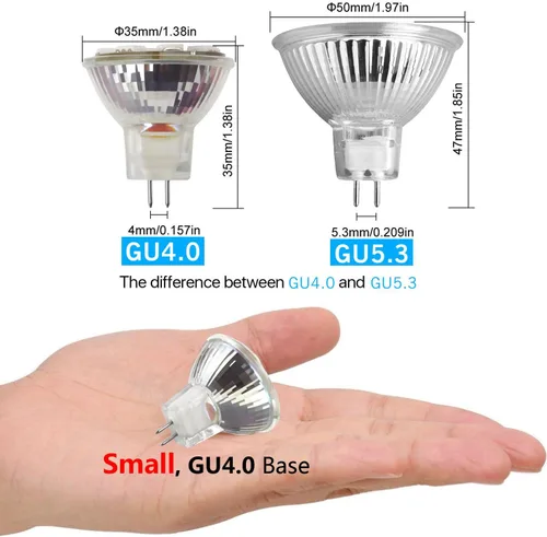 Miniatura 5 de Bombillas LED para Paisajismo MR11 de 3W, Bajo Voltaje 12V Reemplazo de Halógeno de 20W para Foco de Paisajismo Exterior y Luz de Riel, Base Bi-Pin