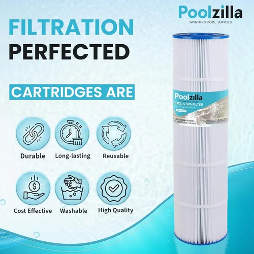Miniatura 5 de Poolzilla Paquete de 4 cartuchos de filtro de piscina de repuesto para Unicel C-7459, Jandy CL 340, PJAN85, Filbur FC-6405, FC-0800, A0557900