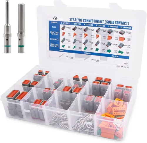 Miniatura 11 de JRready 6 pares de conectores Deutsch de 1 pin, ST6287-0106 IP67, impermeable, DTHD, conector de un solo pin para aplicaciones de alta resistencia