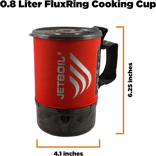 Miniatura 3 de Jetboil MicroMo - Sistema de cocina ligero de precisión para acampar y mochilero con control de calor ajustable color fantasía (Tamale)