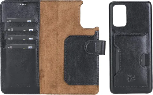 Miniatura 153 de Venito Florence - Funda de piel compatible con Samsung Galaxy S9, extra segura con bloqueo RFID, cartera desmontable para teléfono (gris decolorado)