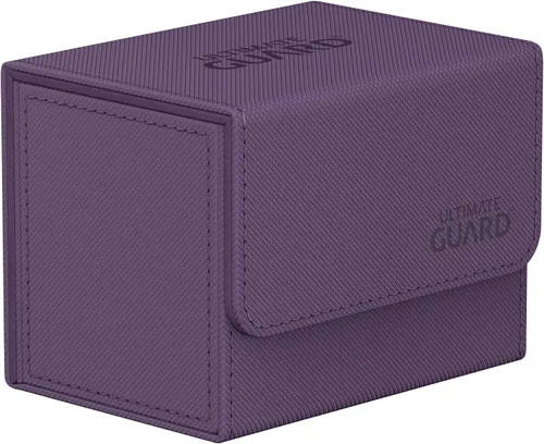 Miniatura 34 de Ultimate Guard Sidewinder 100+, caja de cubierta para 100 tarjetas TCG de doble manga, gris, cierre magnético y forro interior de microfibra para un