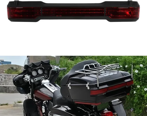 Miniatura 8 de Kit de luces traseras LED para motocicleta de 2 3/4 pulgadas, para maletero King para Harley Davidson Touring modelos 1997-2008