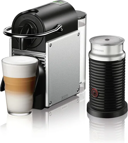 Máquina de café expreso Nespresso Pixie por De'Longhi con Aeroccino de aluminio