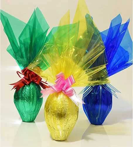 Miniatura 5 de Rollo de envoltura de celofán verde Morepack, papel de envoltura de celofán translúcido verde, rollos de celofán de 16 pulgadas de ancho x 100 pies