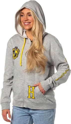 Miniatura 4 de Bioworld Harry Potter Hogwarts Alumni House Crest - Sudadera ligera con cremallera para mujer
