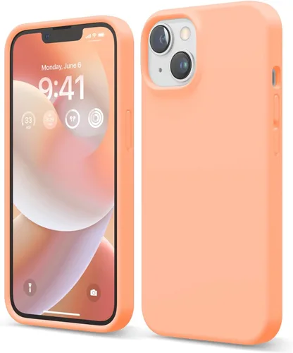 Miniatura 19 de elago Funda compatible con iPhone 14, de silicona líquida, funda protectora de cuerpo completo, a prueba de golpes, diseño delgado, forro