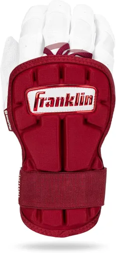 Miniatura 11 de Franklin Sports Guantes Protectores de Mano y Muñeca para Béisbol - Serie PRT LG, Protector para Adultos para Batear - Escudo Protector para Real