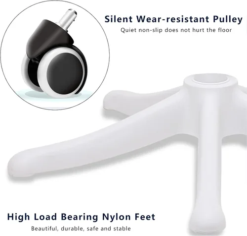Miniatura 7 de Silla de computadora de respaldo alto para el hogar, silla de oficina ergonómica cómoda con soporte lumbar, silla tapizada de malla
