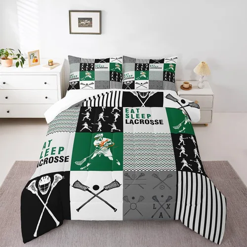 Miniatura 20 de Eat Sleep - Juego de edredón de natación para niños y niñas, ropa de cama temática de natación, juego de cama de natación, juego de deportes Nadar 03
