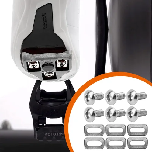 Miniatura 6 de Delta - Tornillos para tacos SPD, tornillos de repuesto compatibles con tacos de bicicleta Delta, llave de clip SPD, tornillos de tacos Delta