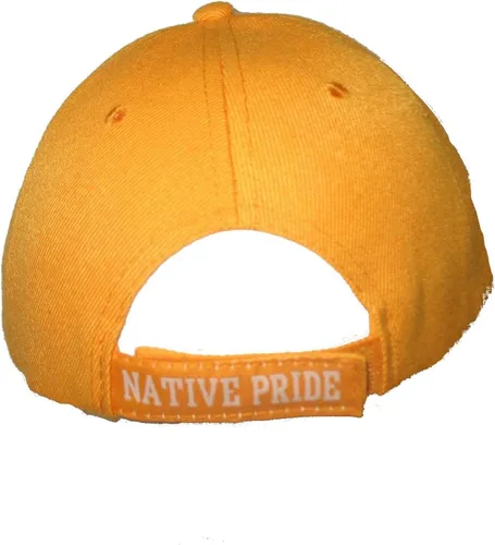 Miniatura 6 de Gorra de bola bordada de color amarillo con águila nativa india del orgullo nativo americano