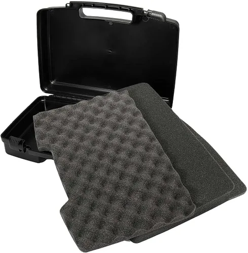 Miniatura 4 de Funda rígida pequeña con espuma, 10 pulgadas de espuma ligera acolchada de protección de transporte/almacenamiento - Interior personalizable