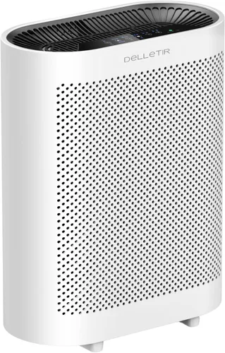 Purificador de aire True HEPA GL-FS32 | Sistema de filtración de 4 etapas, funcionamiento ultrasilencioso y sensor de calidad del aire, ideal para