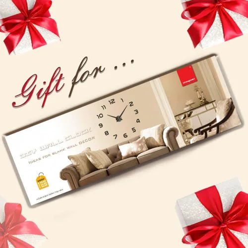 Miniatura 4 de Reloj de pared Vangold para decoración de sala de estar