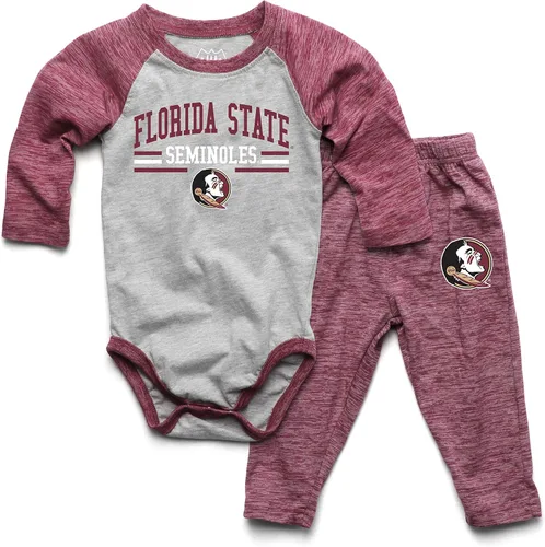 Miniatura 10 de Wes and Willy Baby College Sports Fan - Conjunto de una pieza y pantalón de manga larga